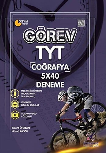TYT GÖREV COĞRAFYA 5x40 Deneme kapak görseli
